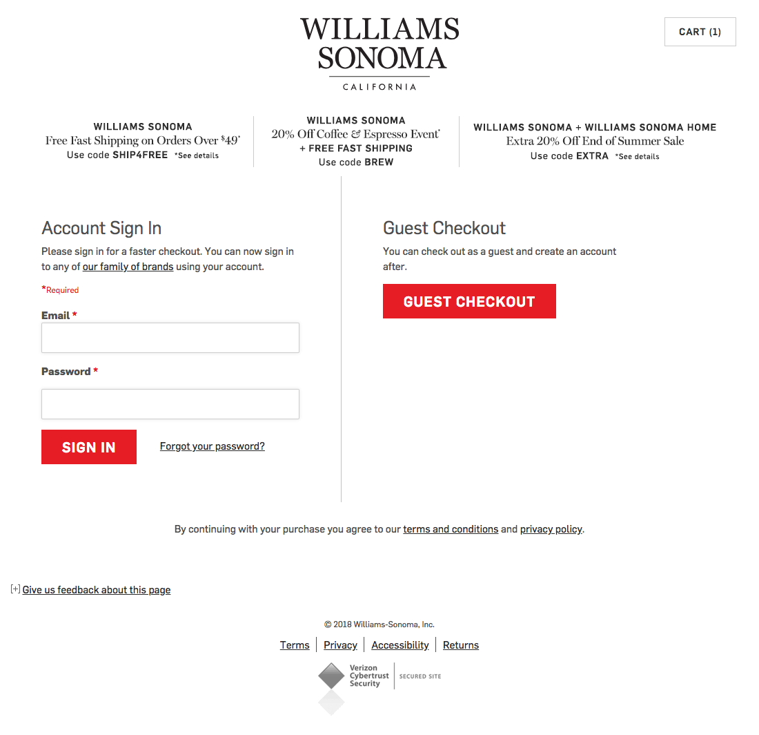 196 Examples of ???Account??? Checkout Steps Baymard Institute