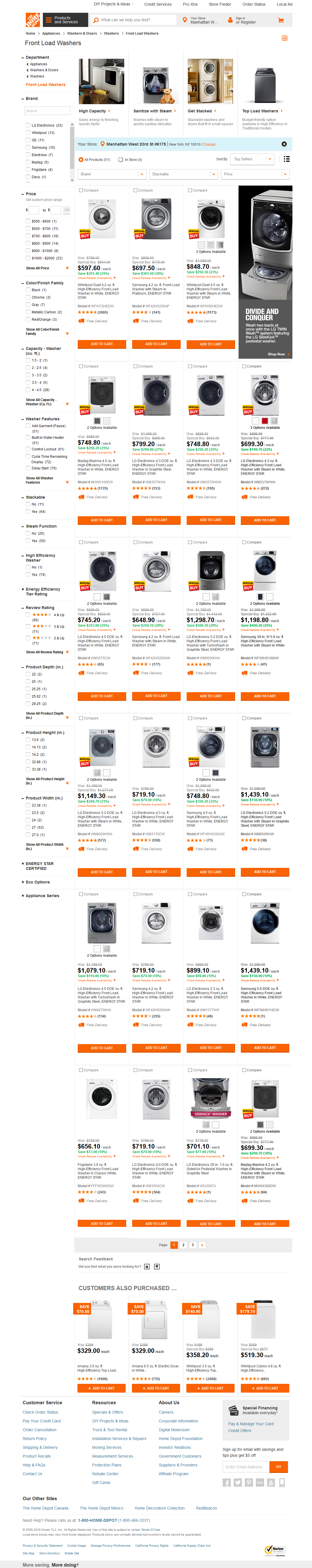Home Depot s Homepage & Categories Usability Score 1104