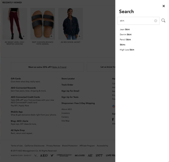 American Eagle Outfitters E Commerce Ux Case Study Baymard Institute