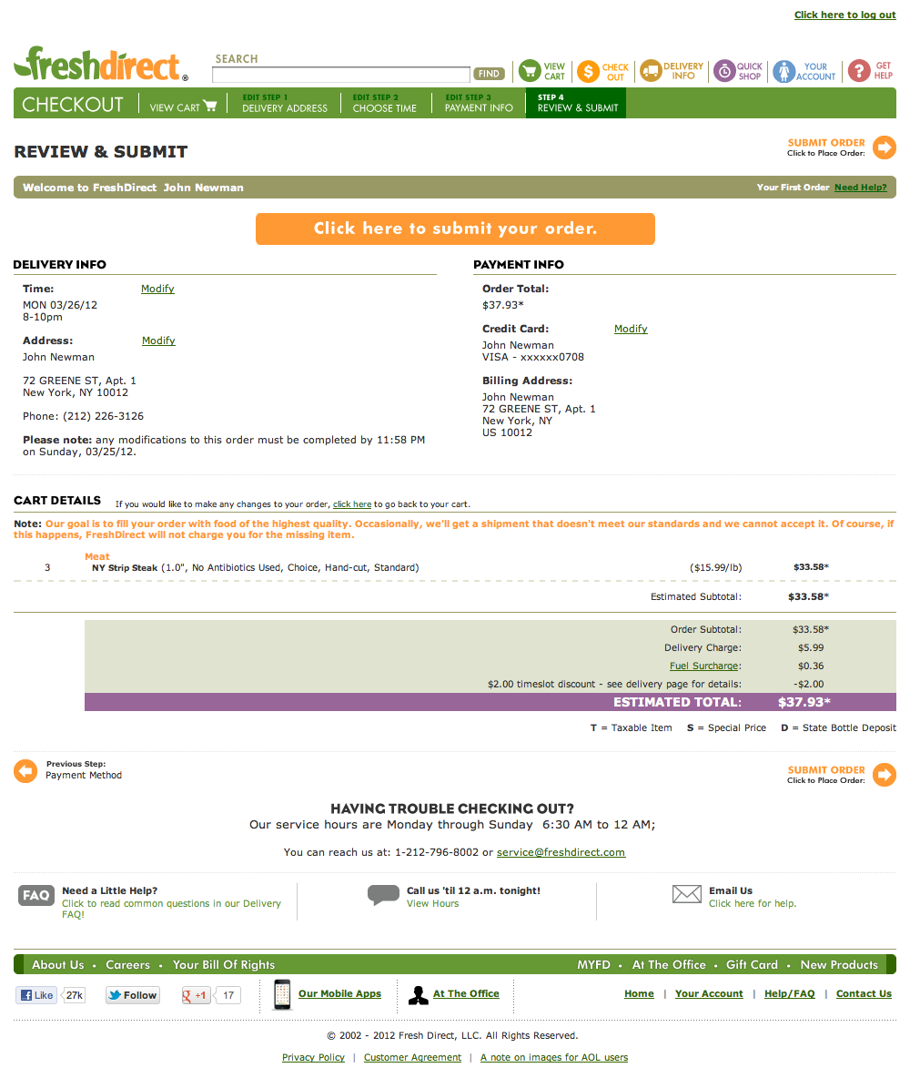 99 Examples of ‘Order review’ Checkout Steps Baymard Institute