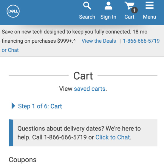 62 Mobile Cart Examples Baymard Institute