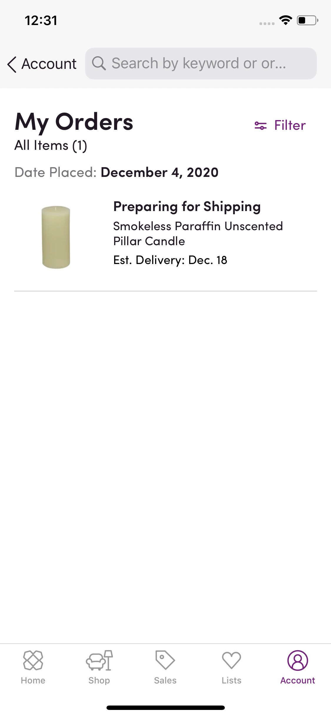 10 Mobile App ‘Orders Overview’ Examples Baymard Institute
