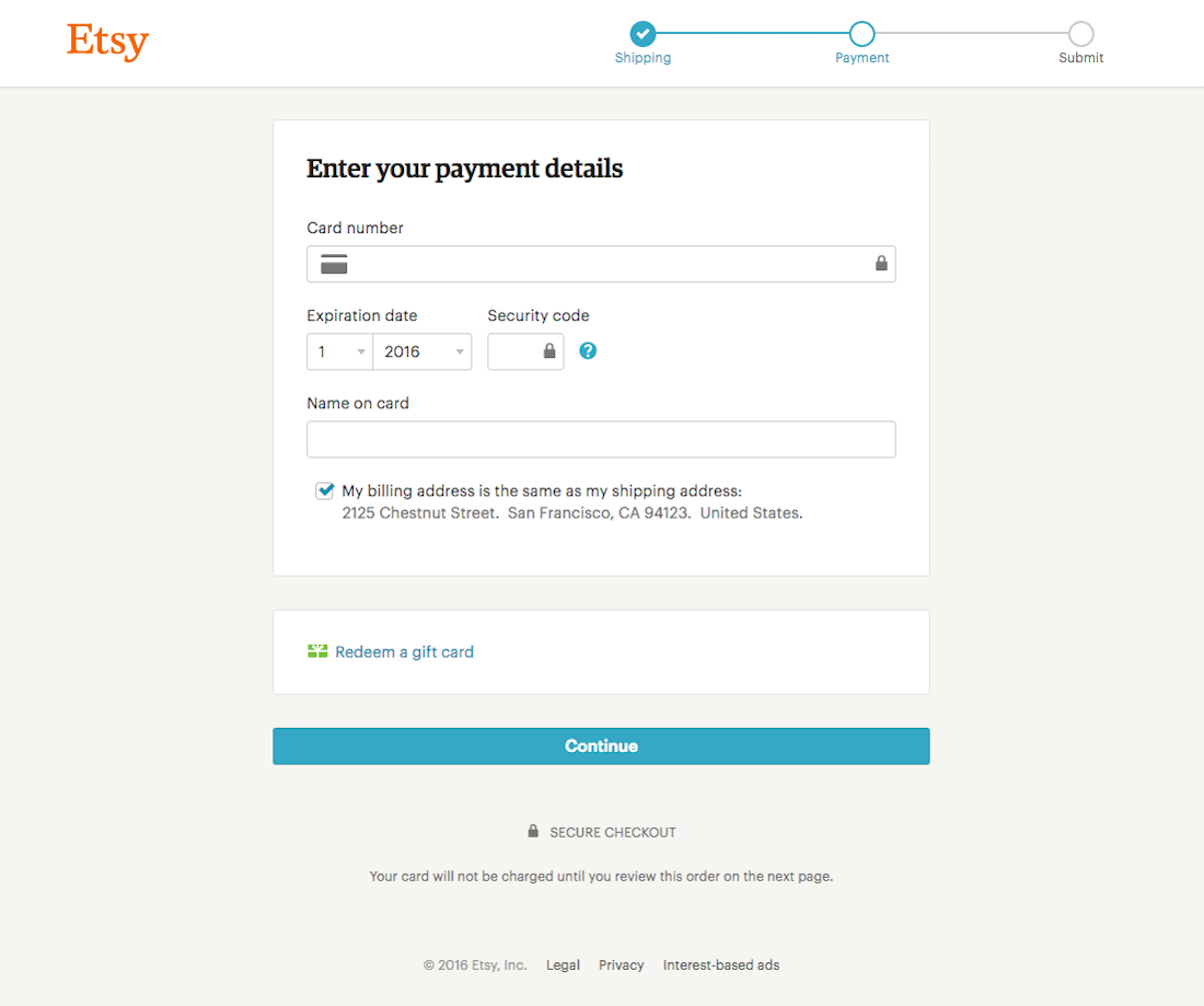 etsy 90 examples of billing address checkout steps free billing address