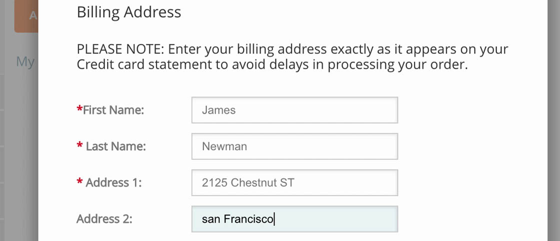 Form Usability Getting Address Line 2 Right Articles