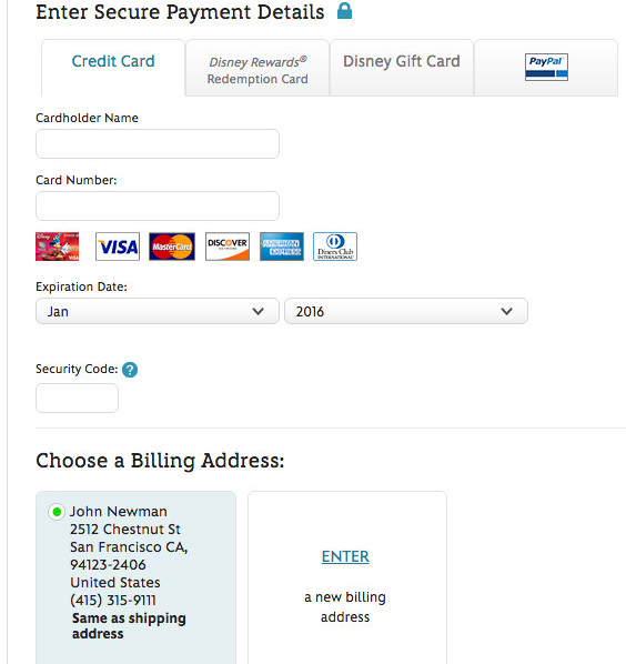 Visa Card Number Location